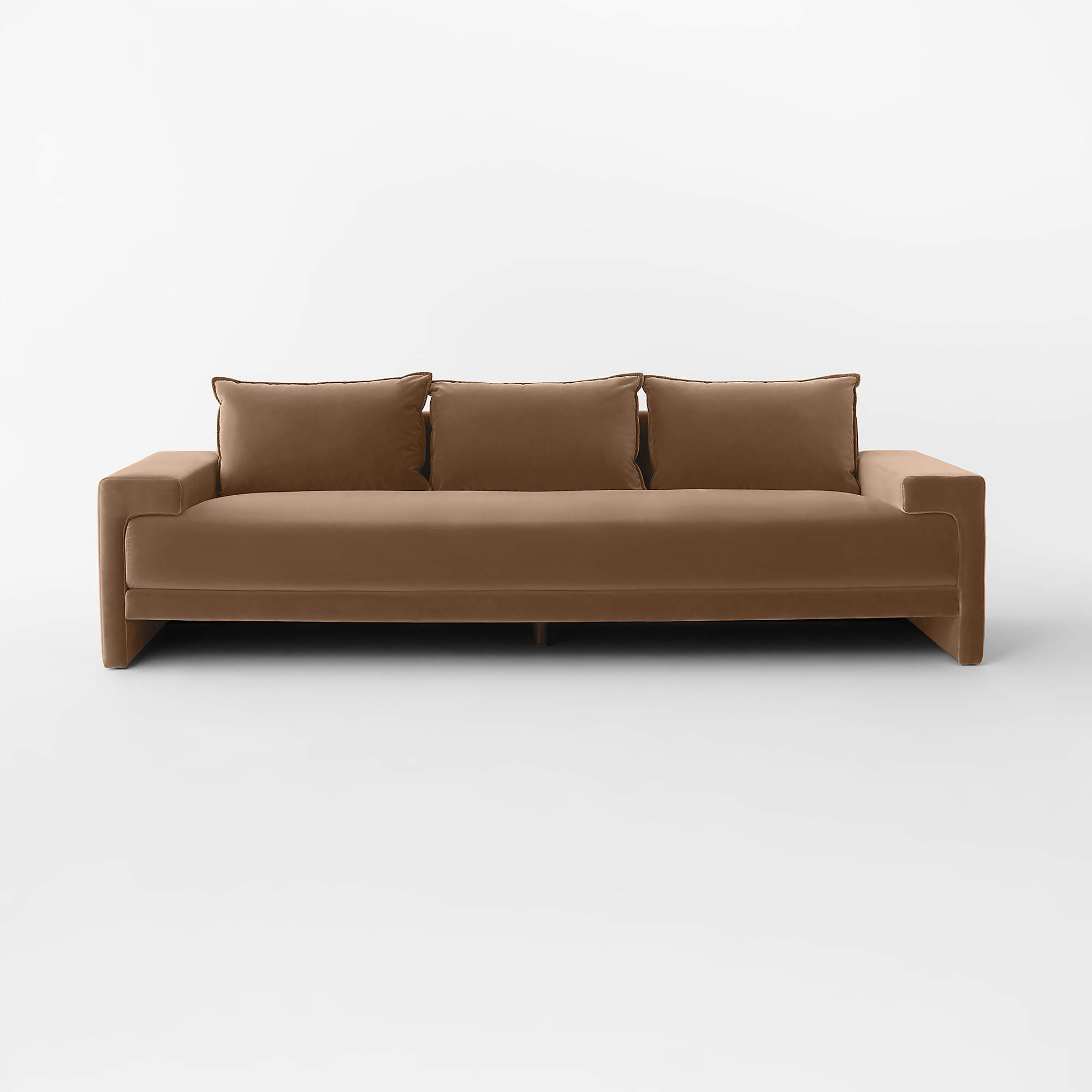 Camden Rye Velvet Sofa + Reviews | CB2 | CB2