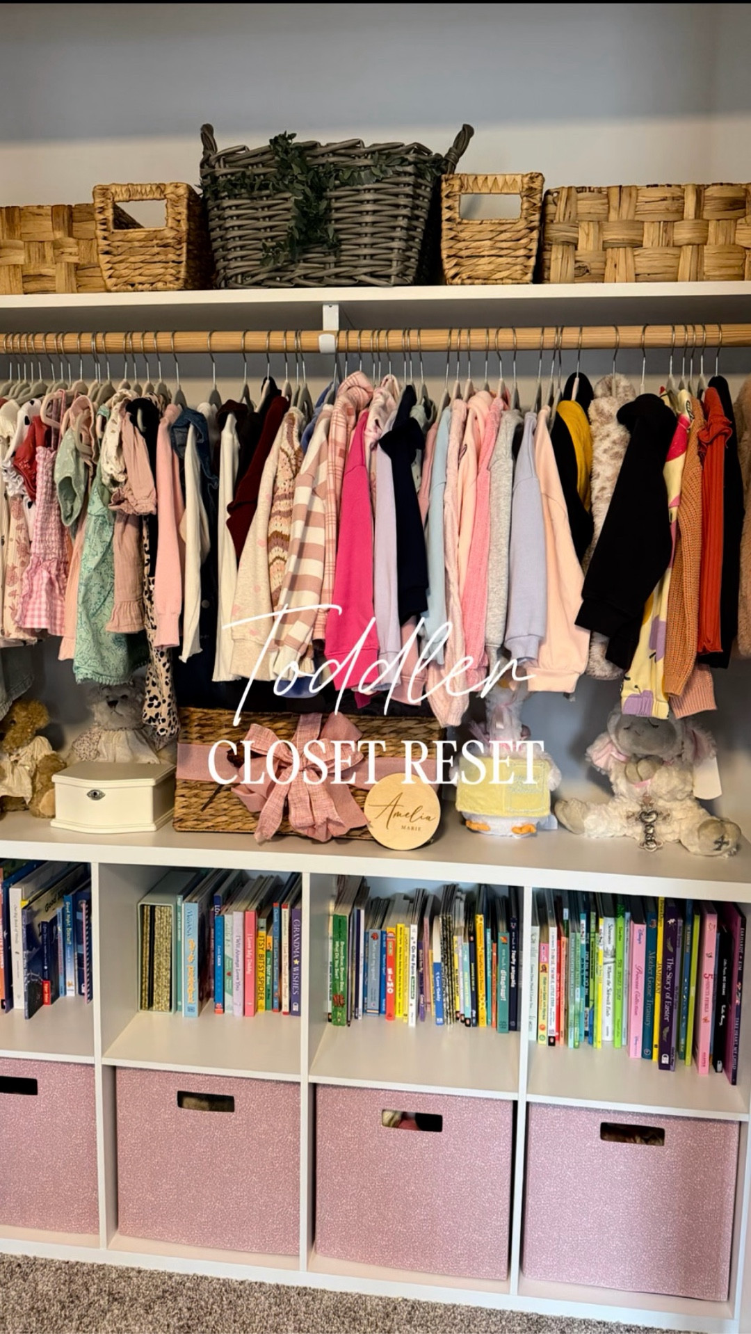 January Organization Series:  Part 3

Another much needed post – holiday reset for my toddlers closet!

We have this exact cube shelf in both of our kids closets and in their playroom and they are currently 20% off! The best quality (I got rid of the old flimsy ones I had) and perfect size cubes that hold soo much. 

#LTKSaleAlert #LTKmomlife #LTKHome