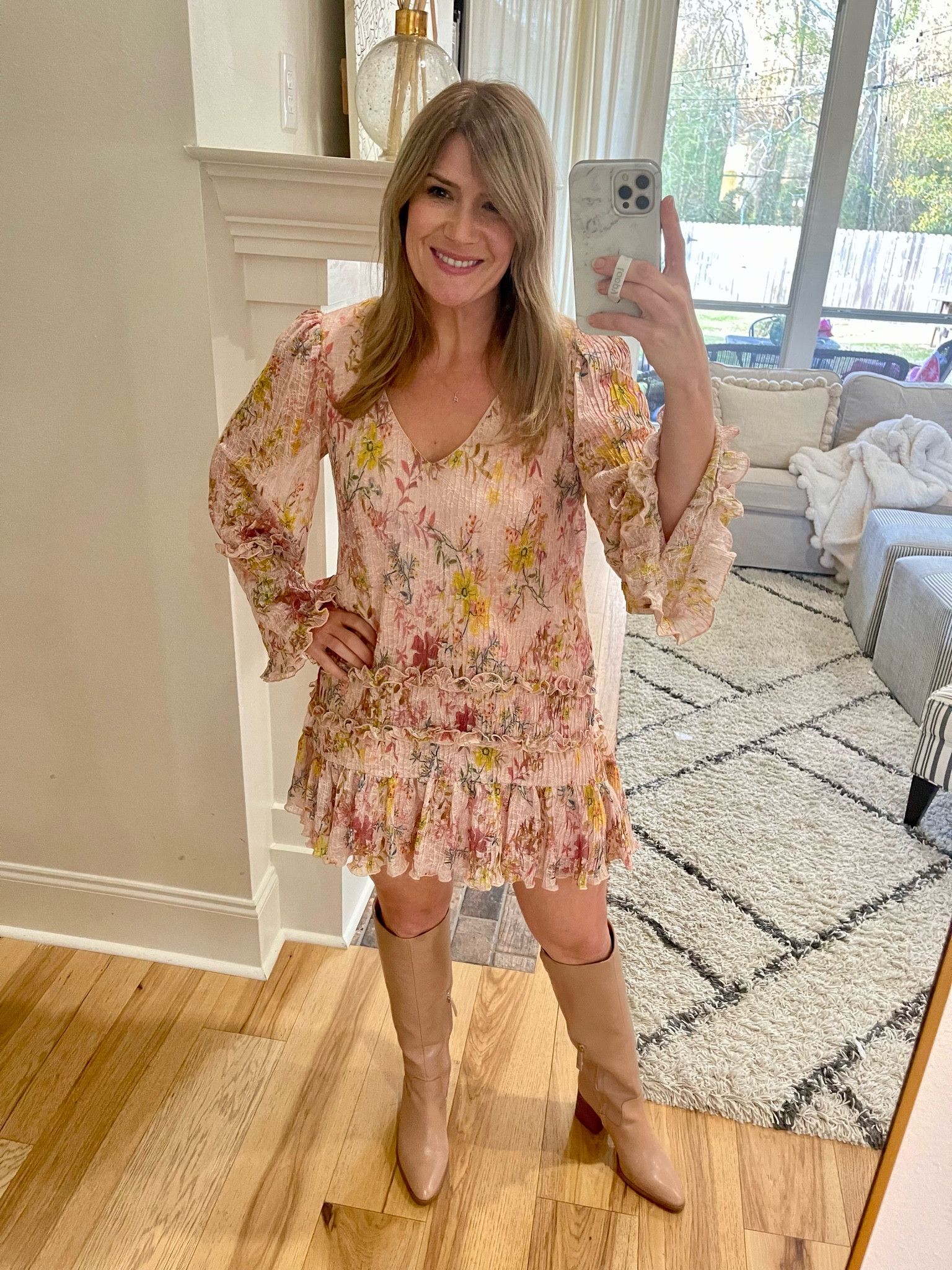 This dress was so flattering and perfect for church or Mother’s Day. Wearing a medium. Runs slightly big  

#LTKstyletip #LTKover40 #LTKmidsize