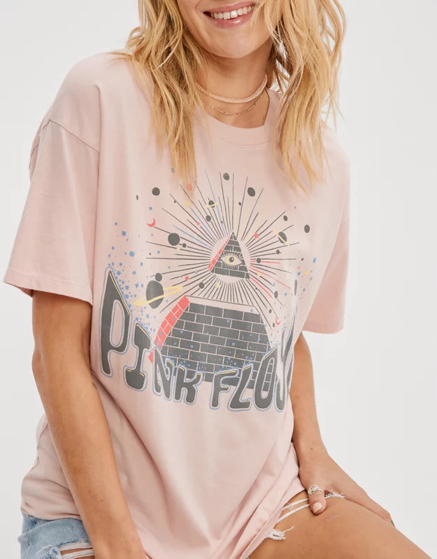 AE Oversized Pink Floyd Graphic Tee | American Eagle Outfitters (US & CA)
