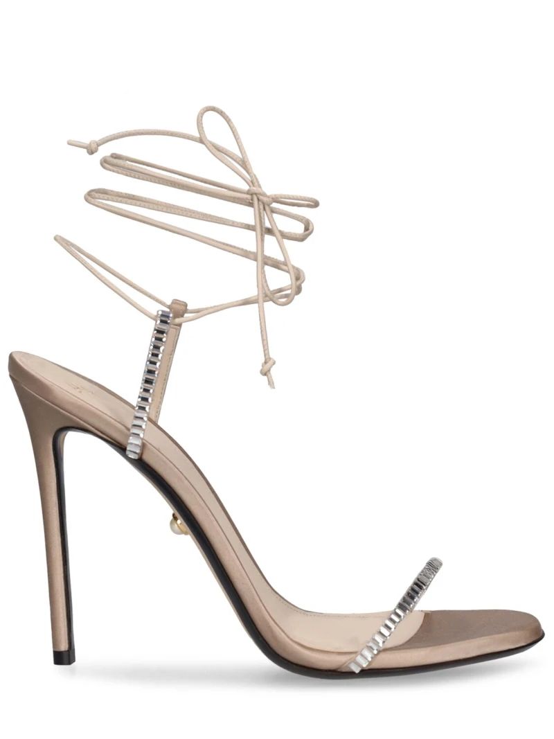 110mm Kiky satin sandals | Luisaviaroma