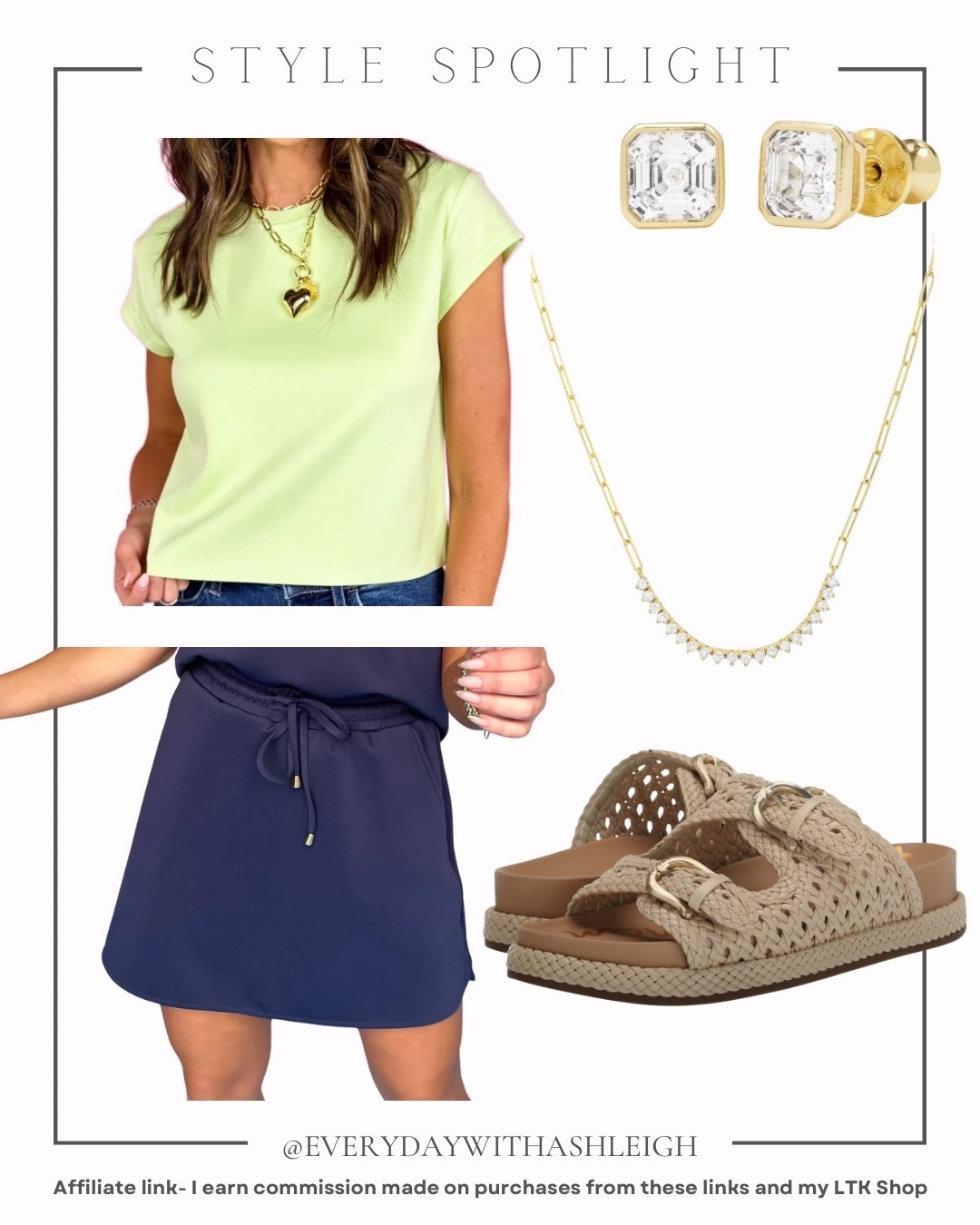 Keeping it simple but cute—mint tee, navy skirt, and my go-to sandals 💁‍♀️

Use code ASHLEIGHN for 10% off @melindamariajewelry




#LTKFindsUnder50 #LTKFindsUnder100 #LTKStyleTip