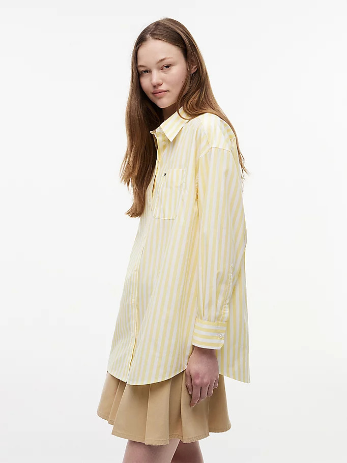 Oversized Fit Poplin Shirt | Tommy Hilfiger UK