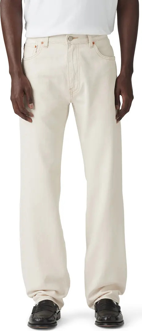 Levi's® 555™ Relaxed Straight Leg Cotton & Linen Jeans | Nordstrom | Nordstrom