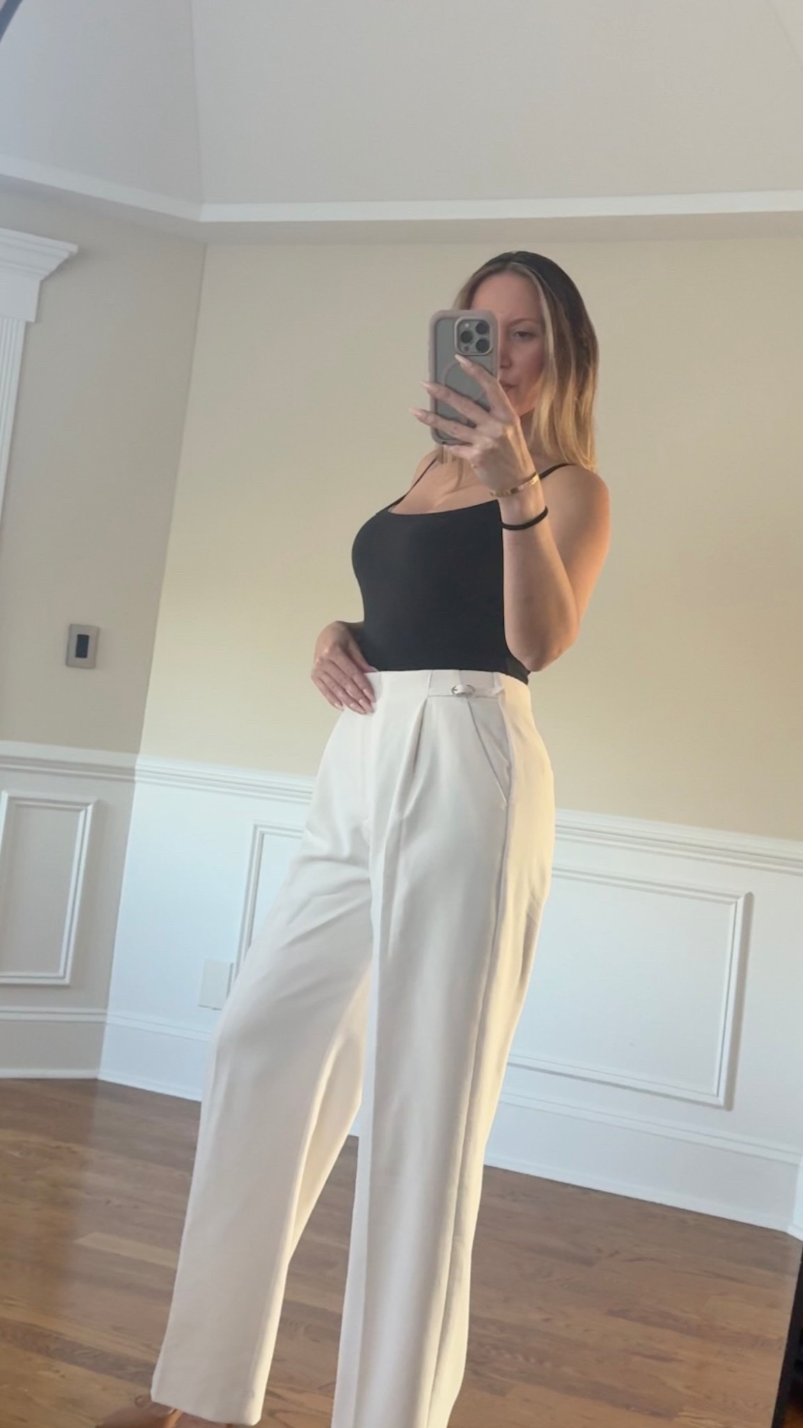 My favorite trousers from Abercrombie are on sale for 20 percent off with code AF20. These are Curve Love Sloane Tailored wide leg pants and are so comfortable and flattering. There can be dressed up or down and are perfect for every occasion 
