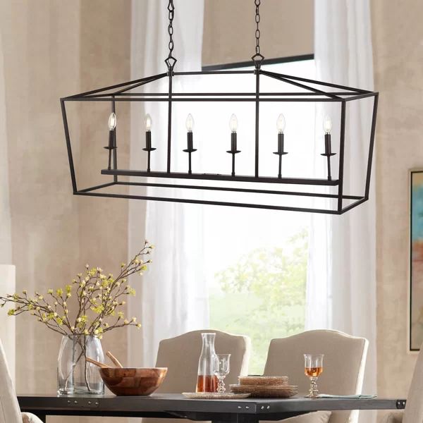 Maggiemae 6 - Light Kitchen Island Linear PendantSee More by Gracie Oaks Rated 4.8 out of 5 stars... | Wayfair North America