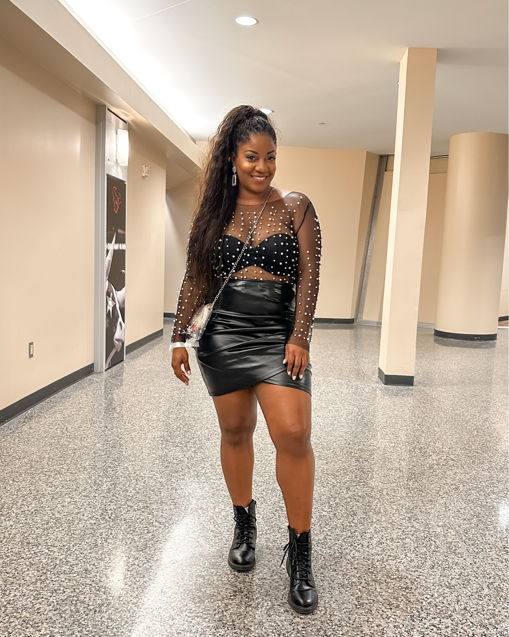Had so much fun at the Beyoncé Renaissance Tour in this pearl mesh top and faux leather skirt from Amazon! Both were TTS. Wearing a L. #FoundItOnAmazon

#LTKfindsunder50 #LTKparties #LTKmidsize