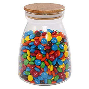 Food Storage Jar for Chocolate, 32.4 FL OZ (960 ML), Food Storage Jar with Sealed Bamboo Lid, Clear  | Walmart (US)