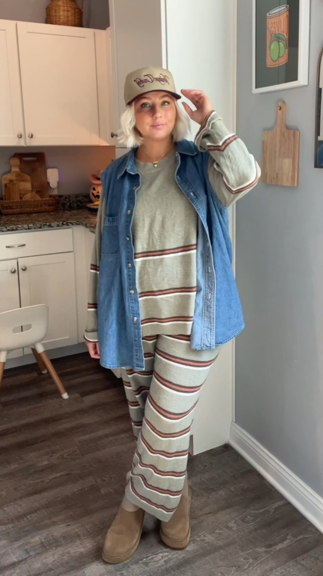 Wearing a large in this set - runs TTS in the waist! 

#LTKCon #LTKFindsUnder100 #LTKMidsize