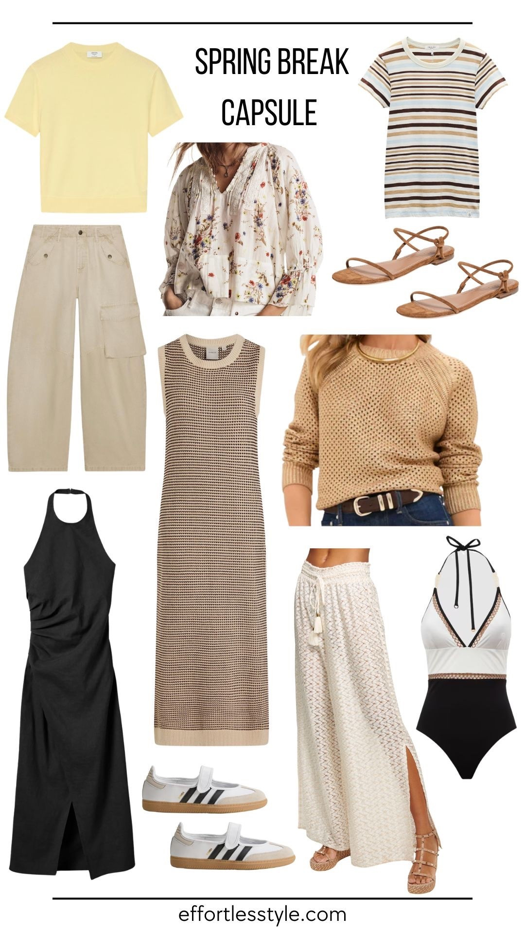 Spring break packing doesn't have to be stressful — it just needs a smarter plan. This 10-piece capsule covers beach days, casual exploring, and dinner out, all in a neutral palette that mixes and matches effortlessly. Everything fits in a carry-on. Shop all the pieces linked here, and head to effortlesstyle.com for the full outfit formulas! 

#LTKOver40 #LTKTravel #LTKmomlife