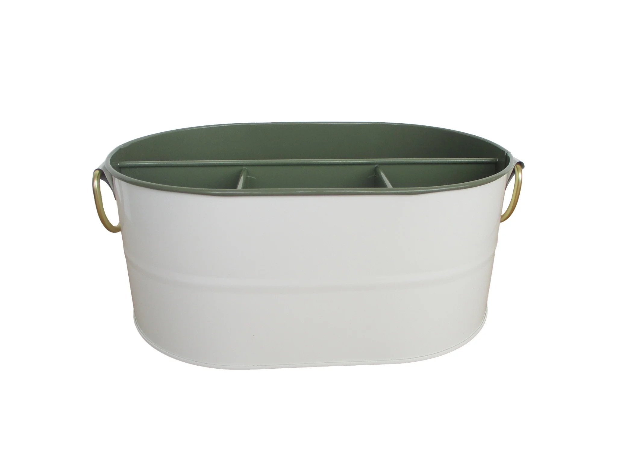 Better Homes & Gardens 2-Tone Galvanized Utensil Caddy - Green | Walmart (US)