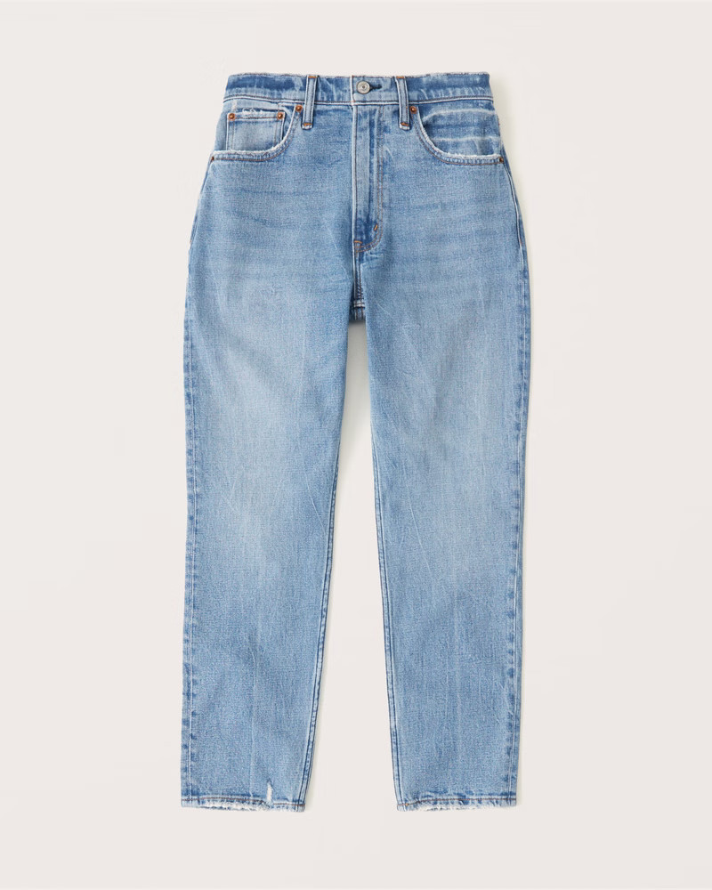 Curve Love High Rise Mom Jean | Abercrombie & Fitch (UK)