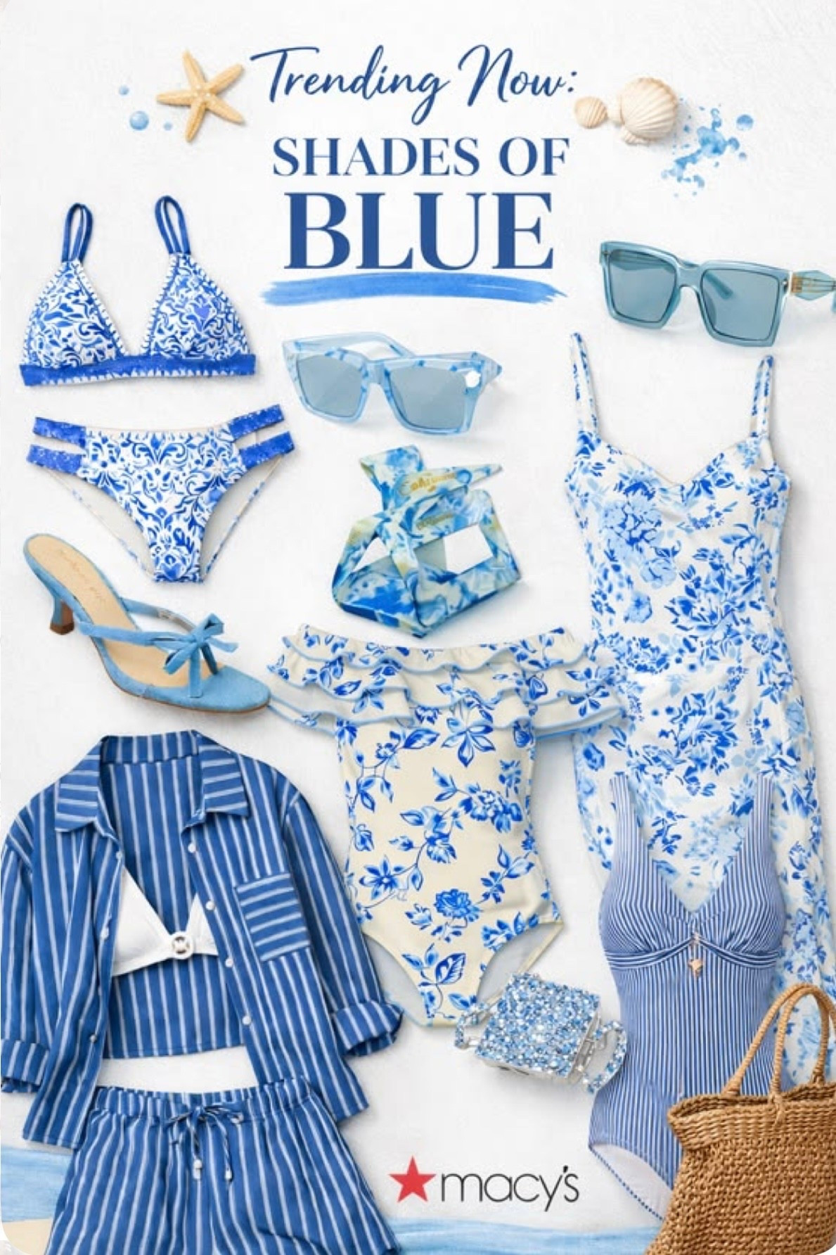 Shades of blue I’m loving right now 💙 From dresses to swimsuits, shoes, and accessories...all the prettiest blue finds from Macy’s in one place. Tap to shop your favorites! #LTKStyle #BlueEdit #MacysFinds

#LTKSpringSale #LTKspringtrends #LTKTravel