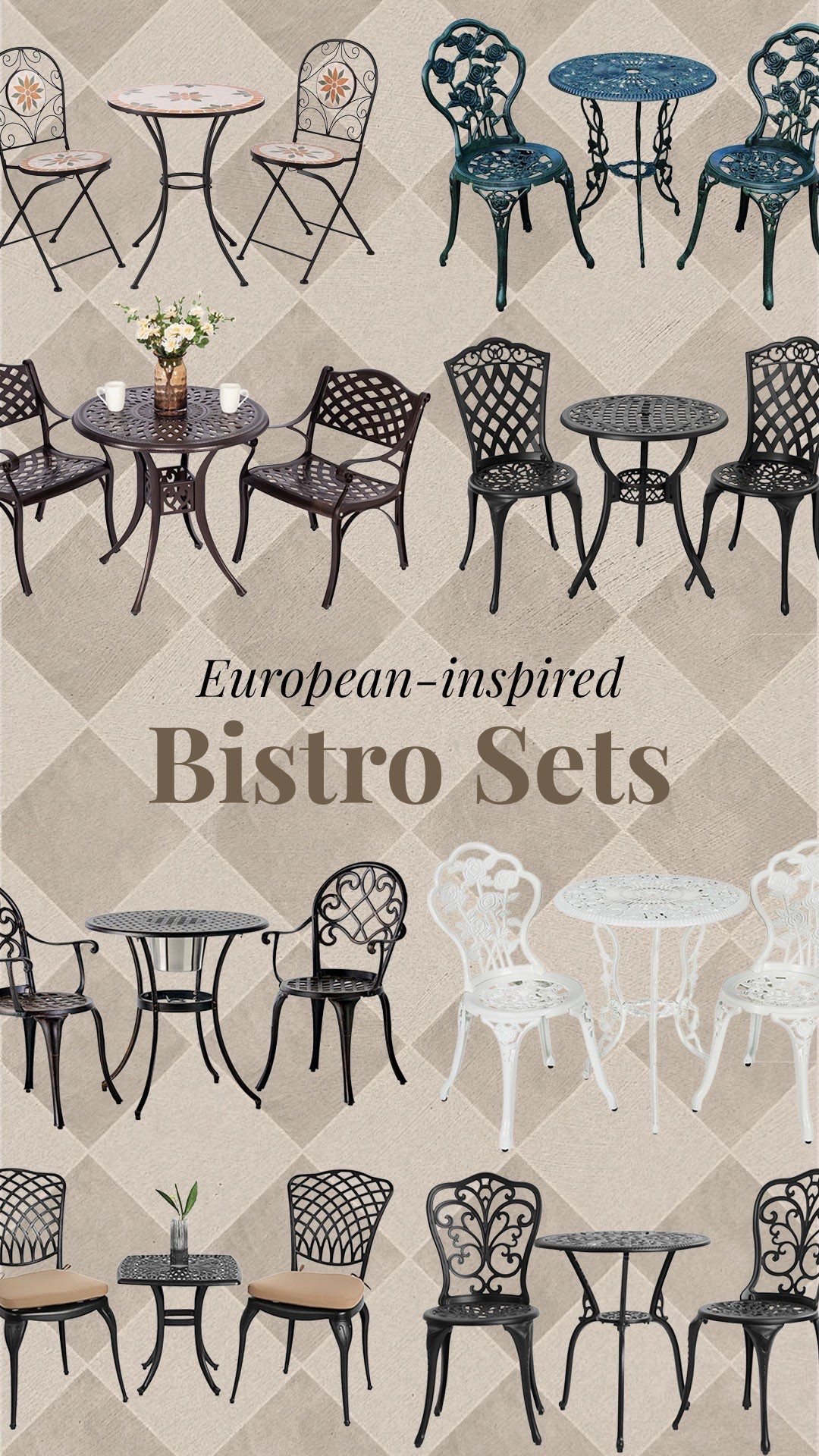 The search is on for a bistro set for the backyard 👀 

I’m loving the English garden / sidewalk cafe feel of these metal sets. Which would you choose??

#LTKHome