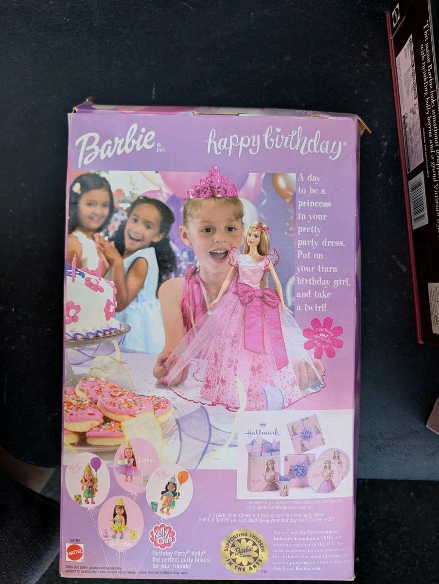 Barbie Doll Happy Birthday with Tiara for You! 2002 Mattel 56793 | eBay | eBay US
