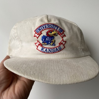 Vintage NCAA College KU Kansas Jayhawks Corduroy Hat Made In USA  | eBay | eBay US
