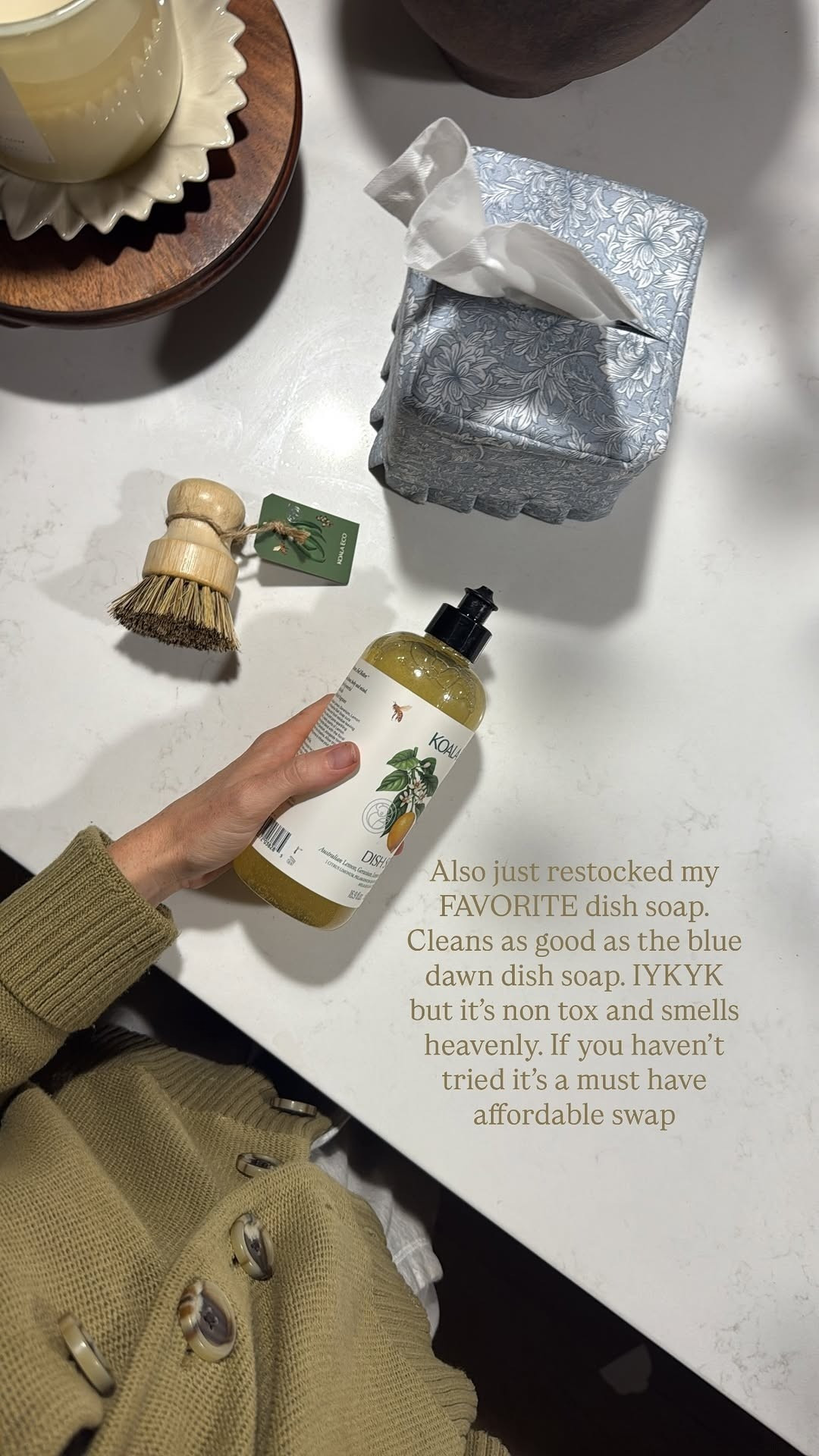 this dish soap is THE BEST. It smells so good, non tox, and cleans as good as blue dawn! 

 #LTKmomlife #LTKfoodie #LTKHome