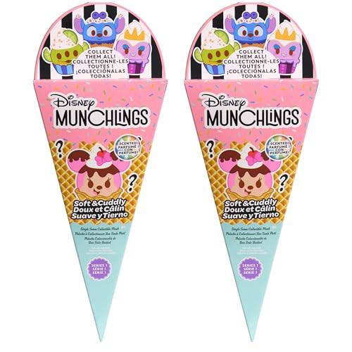 Just Play Disney Munchlings Single Serve Scented Collectible Plush 2-Pack, Kids Toys for Ages 0 | Amazon (US)