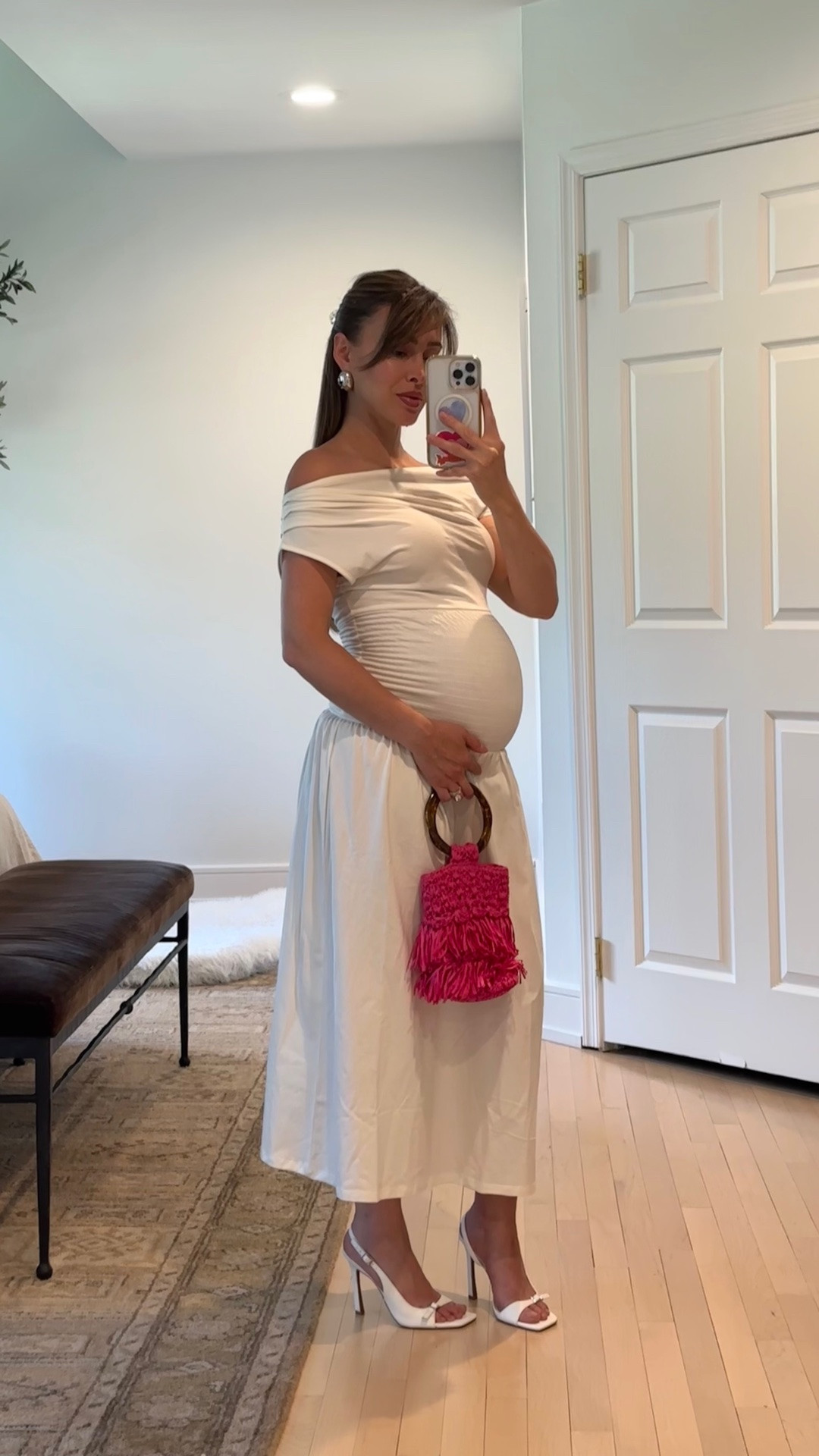A bump friendly dress perfect for the summer months! It’s 95% cotton so it’s super comfortable and has stretch to grow with the belly. Dress is from @ASOS, bag is from Topshop, earrings are from Amazon.

#LTKBump #LTKgrwm #LTKmomlife