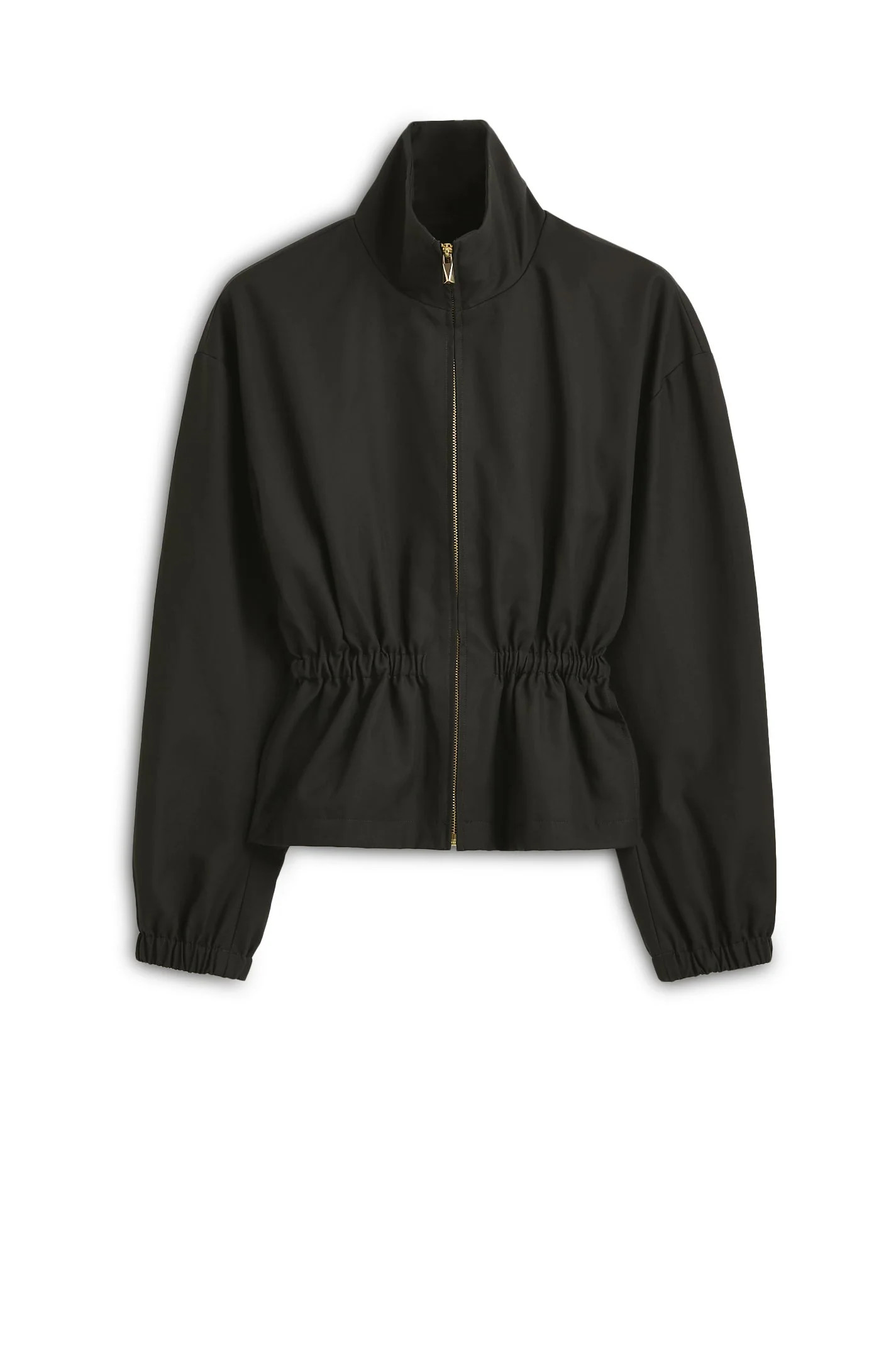DOUBLE COTTON FUNNEL NECK JACKET - DARK.ARMY - Scanlan Theodore | Scanlan Theodore US