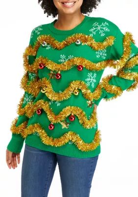 Merry Wear Women's Decorated Christmas Sweater - | Belk
