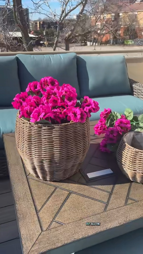 Set of 3 Garden Reflections Rattan Planters! You can put faux flowers or real flowers in plants in these planters and they hold up. Great for indoor or outdoor plants.

#LTKhome #LTKSeasonal #LTKfindsunder100