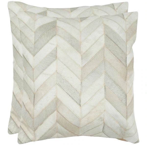 Safavieh 20-inch Marley White Decorative Pillow (Set Of 2) | Bed Bath & Beyond