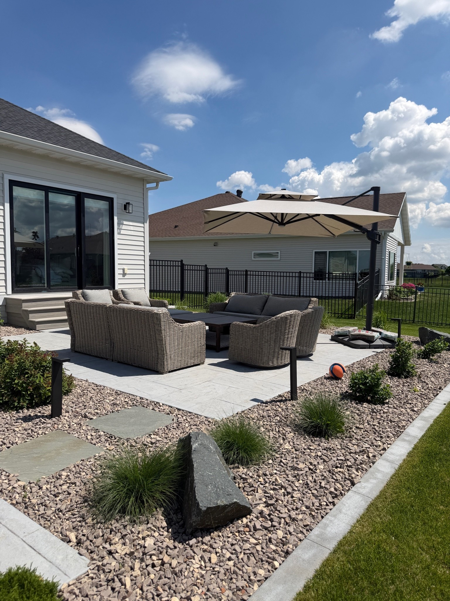 Walmart patio! Our sofas are out of stock but our chairs are still available!

#LTKHome #LTKSeasonal