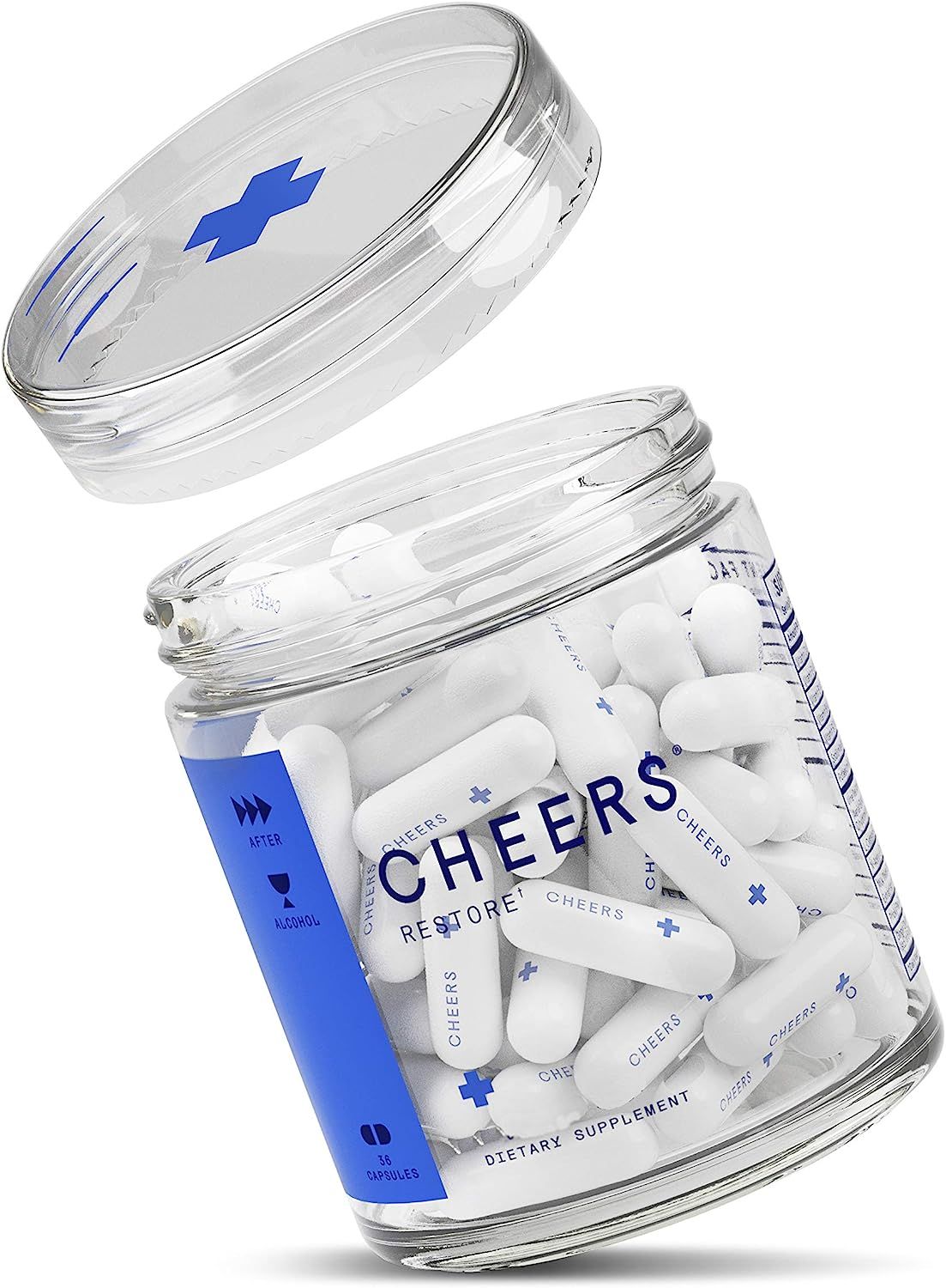 Cheers Restore Capsules with Dihydromyricetin (DHM), (36 Count) - Reduces GABAa Rebound. A Flavon... | Amazon (US)