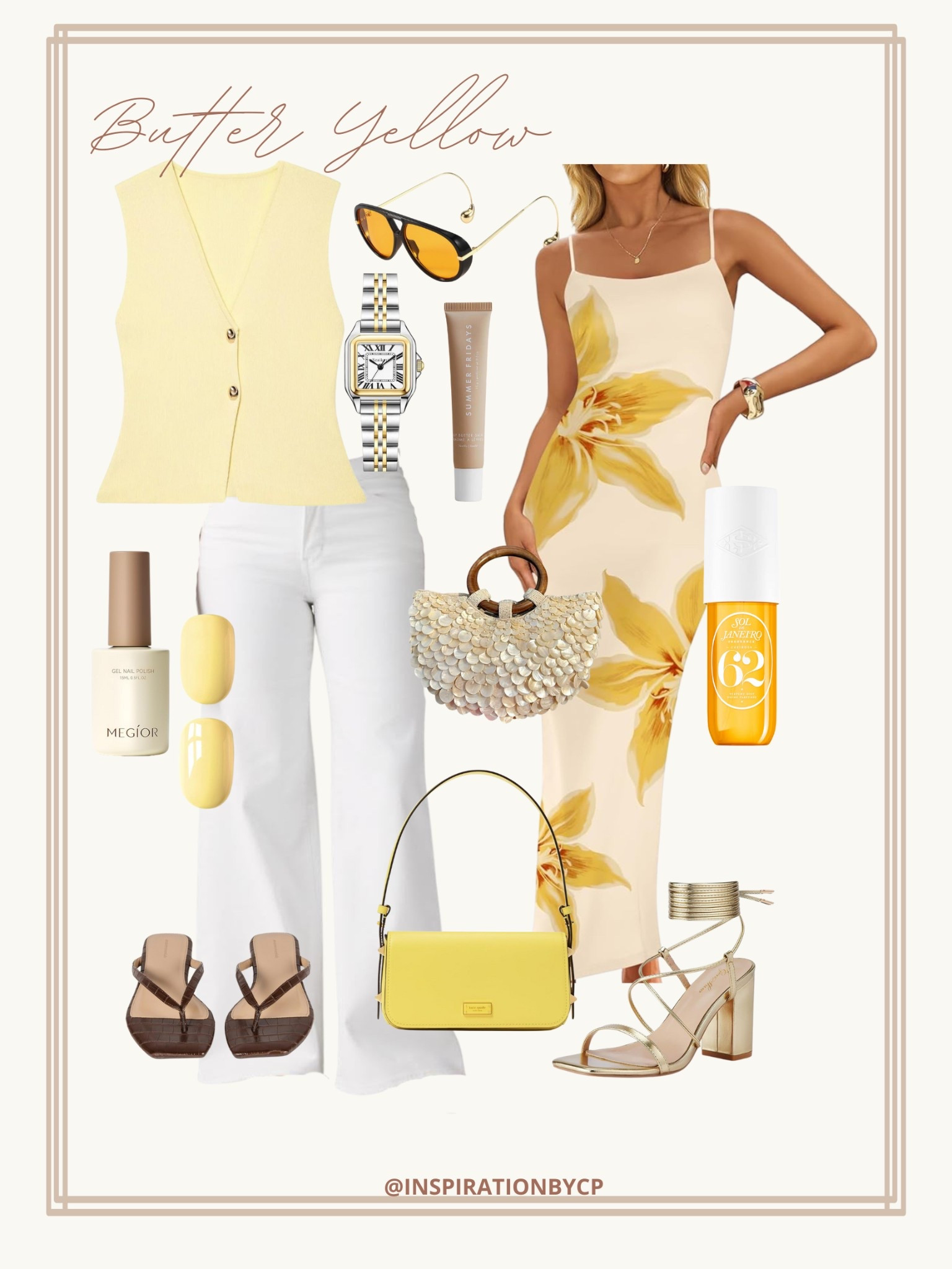 AMAZON BUTTER YELLOW OOTDS
#summeroutfits #amazonfashion #butteryellow #summerdress #sandals #beachbag #summer #vacay #yellowbag #levijeans #yellownailpolish #sunglasses #aviator #amazonfinds

#LTKSeasonal #LTKStyleTip #LTKTravel