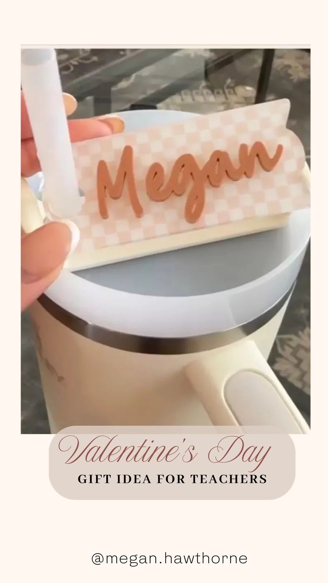 This Stanley name plate would make the perfect Valentine’s Day gift for the teacher in your life! 

#LTKSeasonal #LTKKids #LTKFindsUnder50