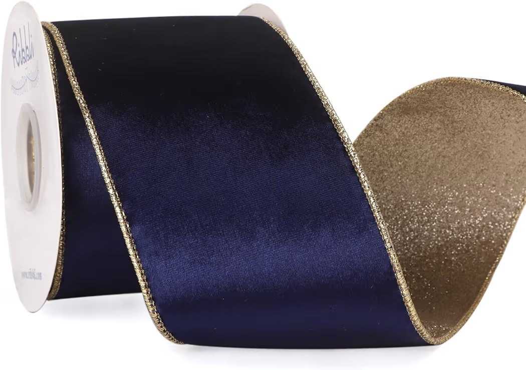 Wide wired ribbon 2 toned ribbon perfect for Christmas trees 

#LTKHoliday #LTKSeasonal #LTKGiftGuide