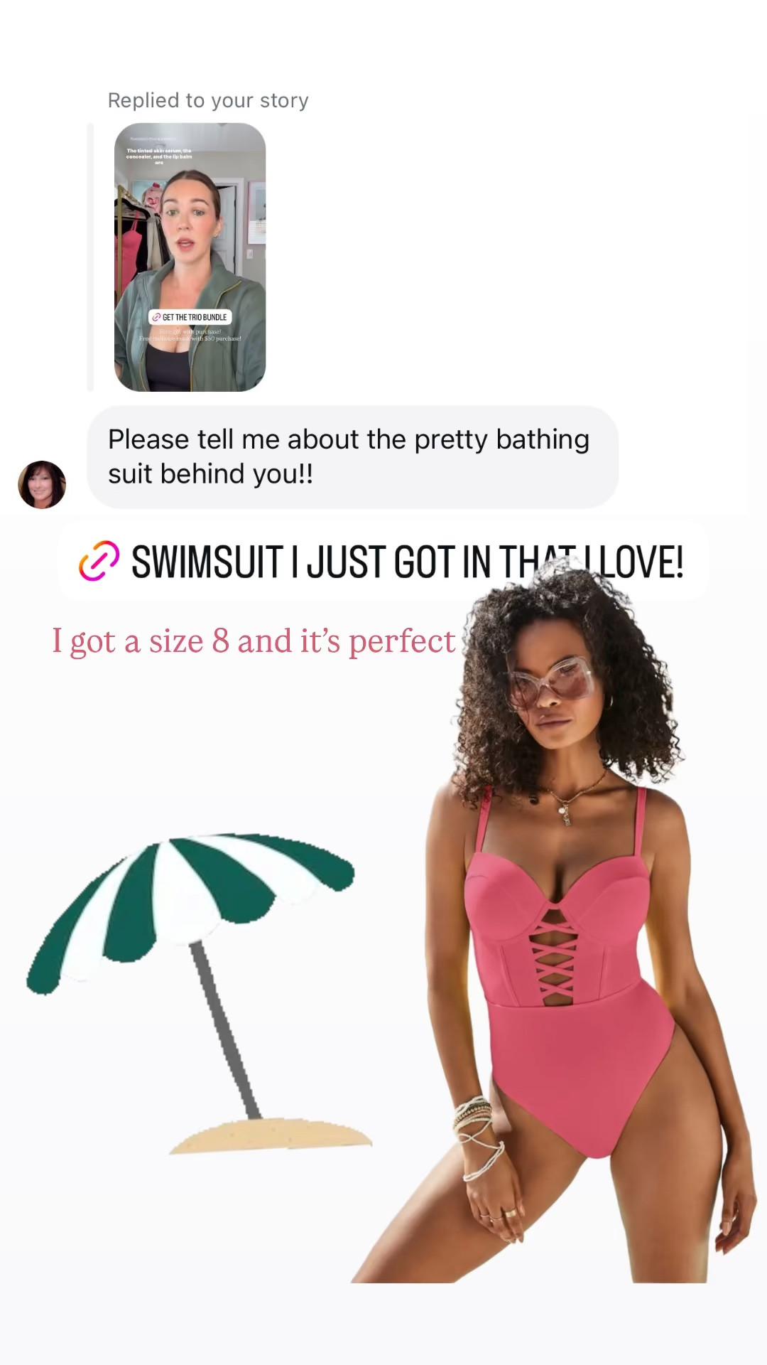 I got a size 8

#LTKgrwm #LTKSwim