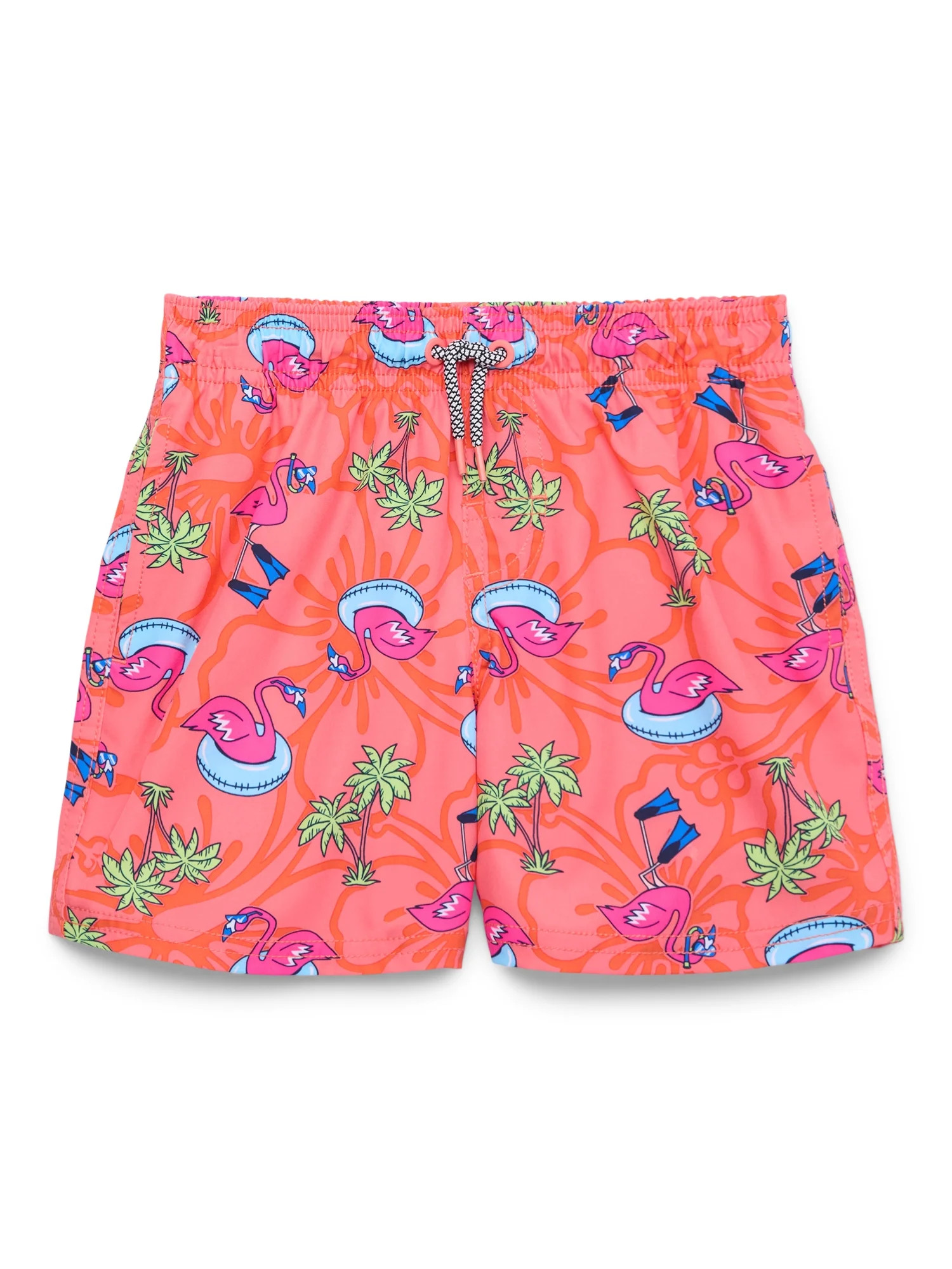 Wonder Nation Boys Quick Dry Stretch Swim Trunks with UPF 50+, Sizes 4-18 & Husky | Walmart (US)