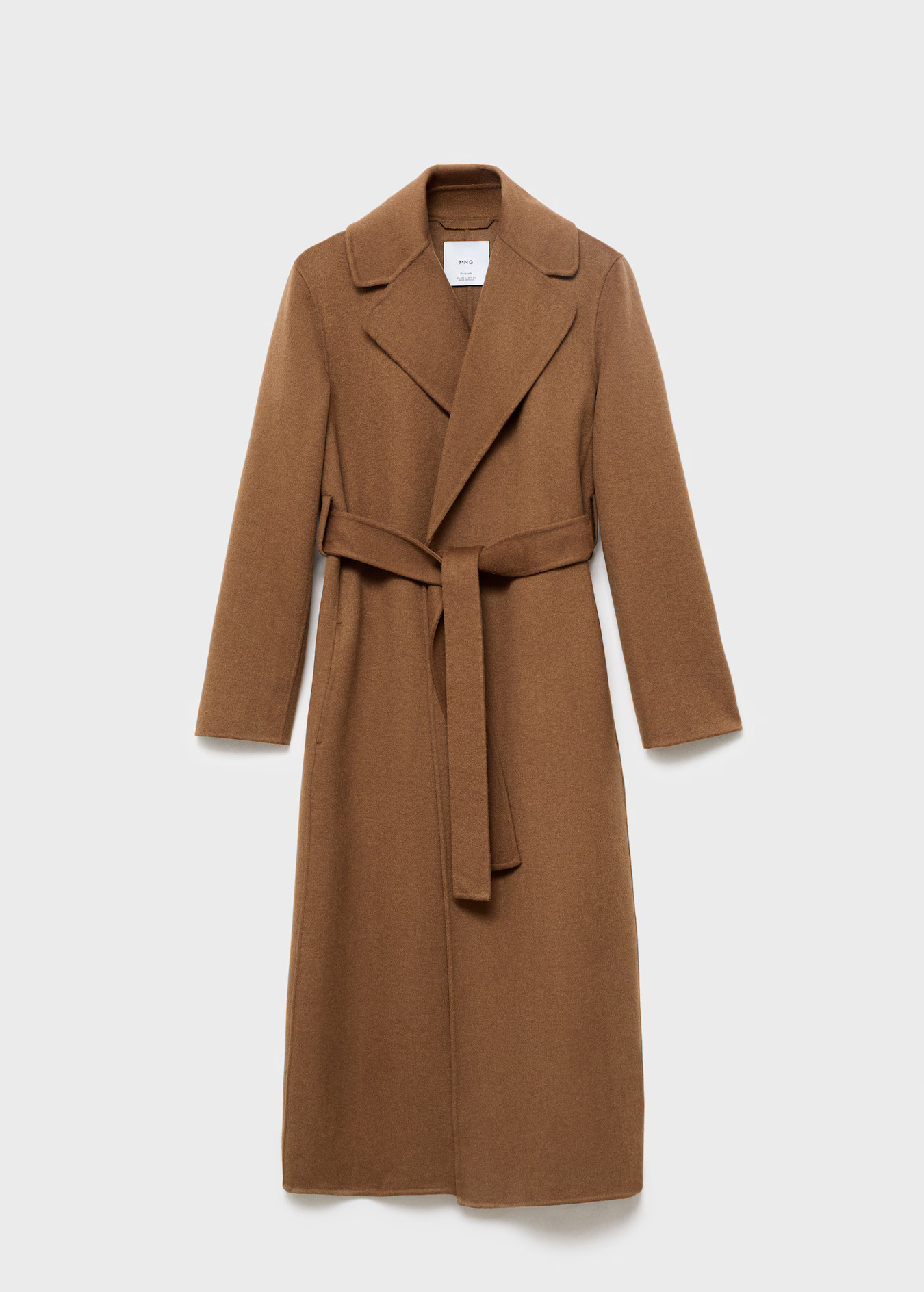 New NowWool coat with handmade beltCurrent price [US$ 249.99]US$ 249.99 | Mango (US/MX/AU)