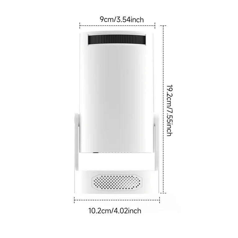 SGV 720P Smart Portable Projector WiFi 6 Bluetooth 180 ANSI Android 12 White | Walmart (US)