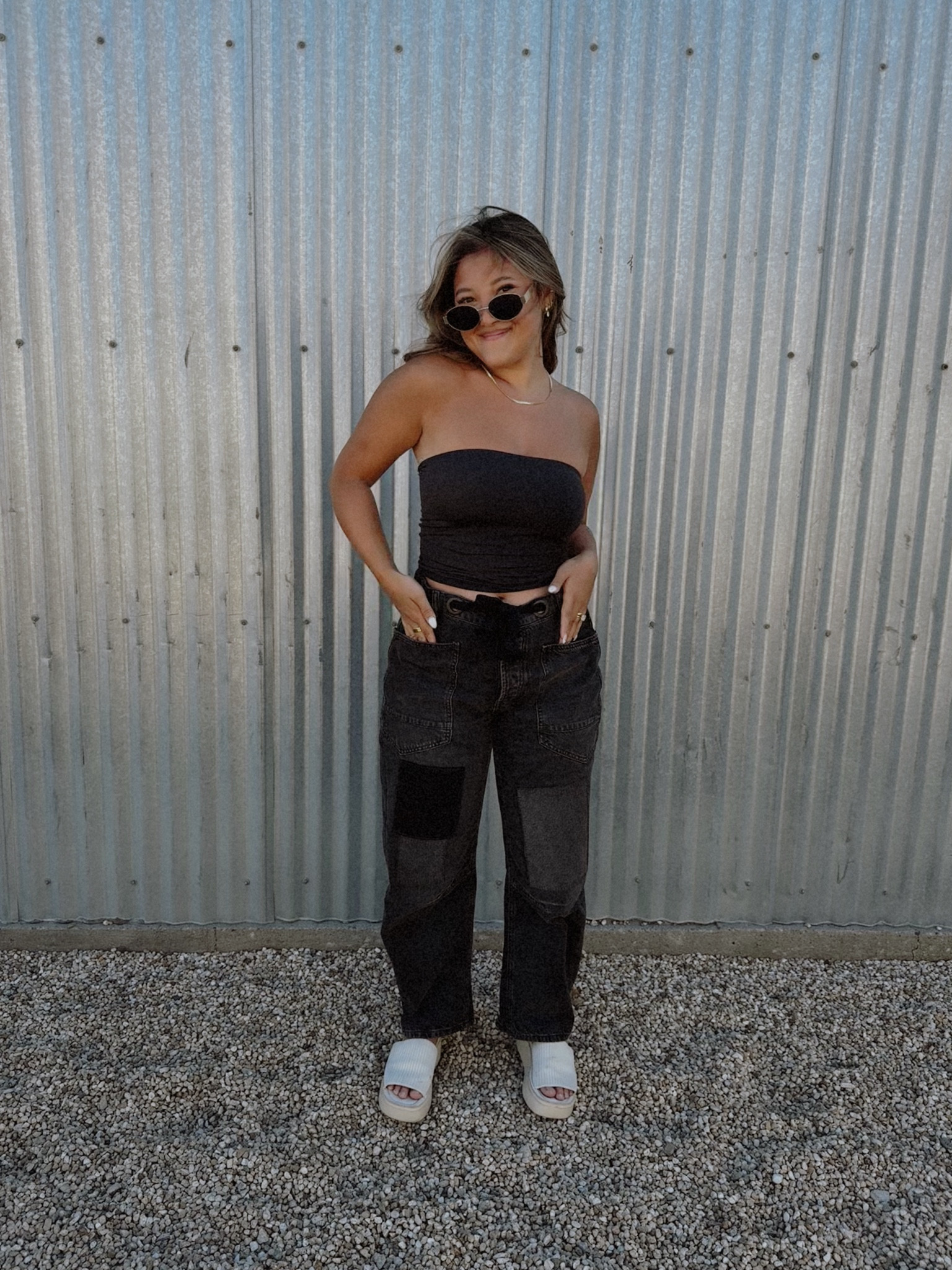 Summer cargo pants + tube top is the move 

#LTKSeasonal