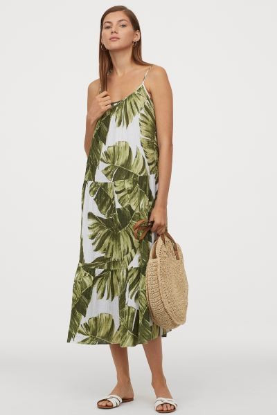 Crinkled cotton dress | H&M (UK, MY, IN, SG, PH, TW, HK)
