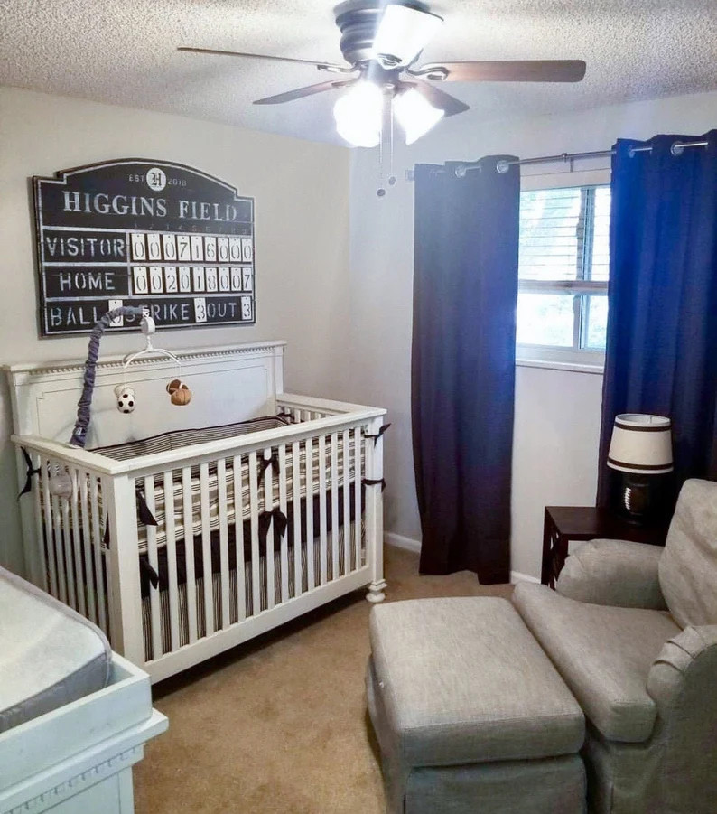 Custom Arched Rustic Baseball vintage sports scoreboard | Etsy (US)