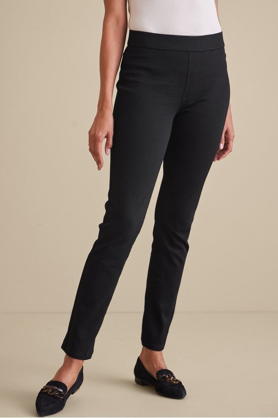 Ultimate Denim Pull-On Slim Leg Jeans | Soft Surroundings