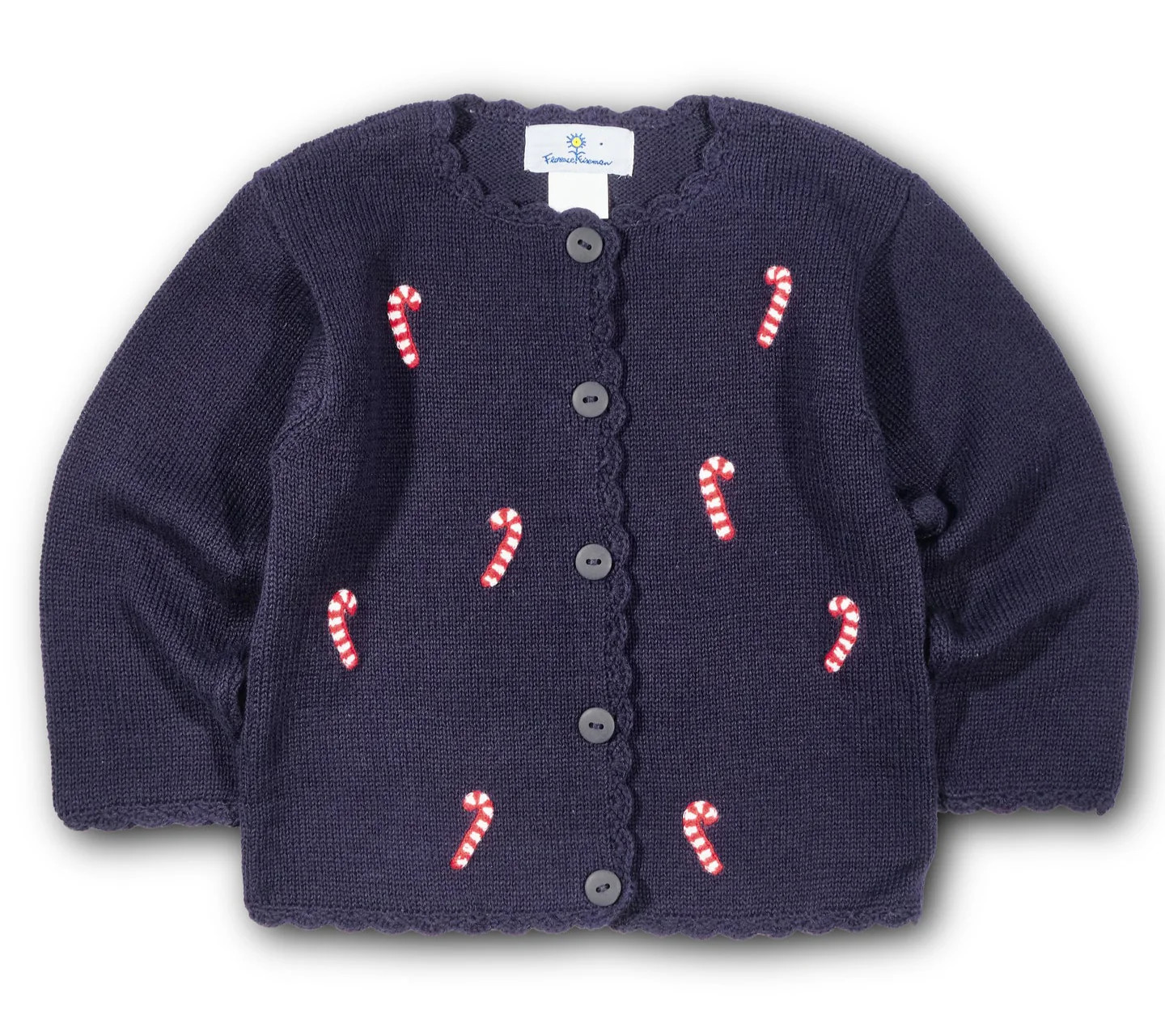 Florence Eiseman Sweater With Candy Canes | JoJo Mommy