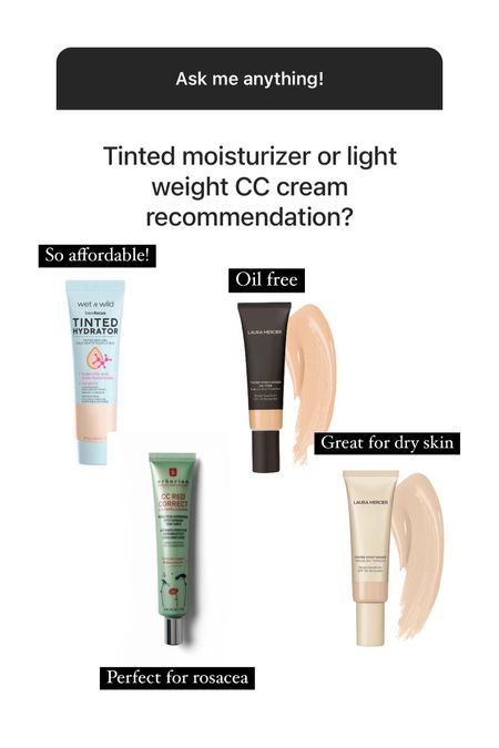 These are my current favorite tinted moisturizers and light weight cc cream! 

#LTKunder100 #LTKFind #LTKbeauty