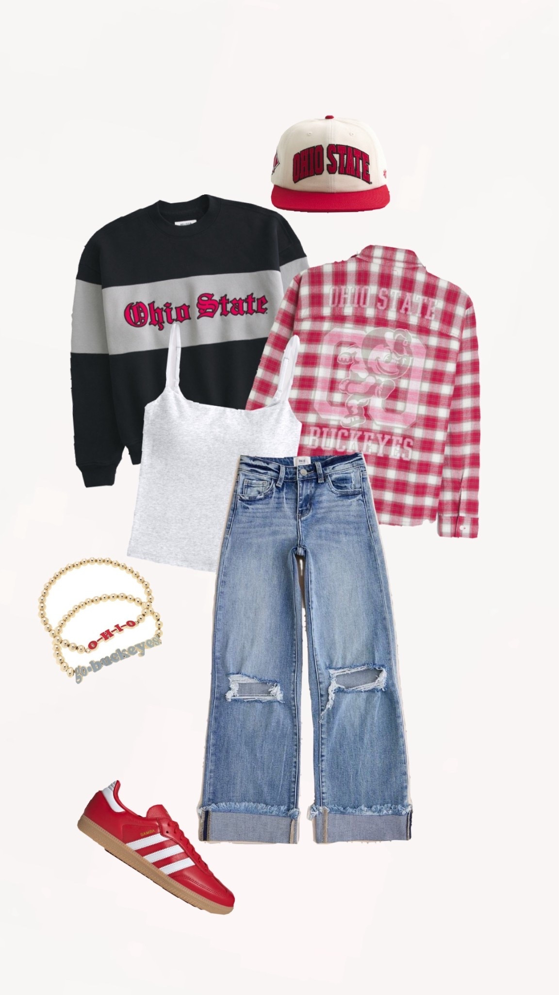 Game day, Ohio State buckeye women’s casual tailgate outfit

#LTKootd #LTKActive #LTKSaleAlert