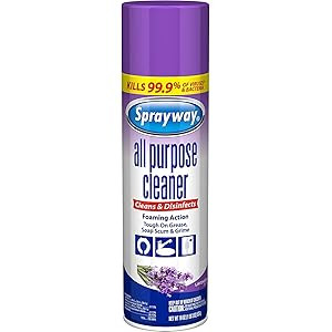 Sprayway Foaming Action All Purpose Cleaner and Disinfectant, Lavender Scent, 19 oz. | Amazon (US)