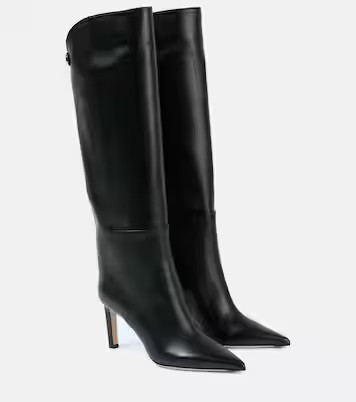 Alizze 85 leather knee-high boots | Mytheresa (UK)