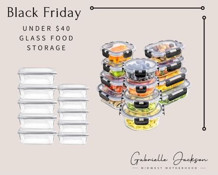 Amazon Black Friday: Glass food storage under $40

#LTKhome #LTKCyberweek #LTKsalealert