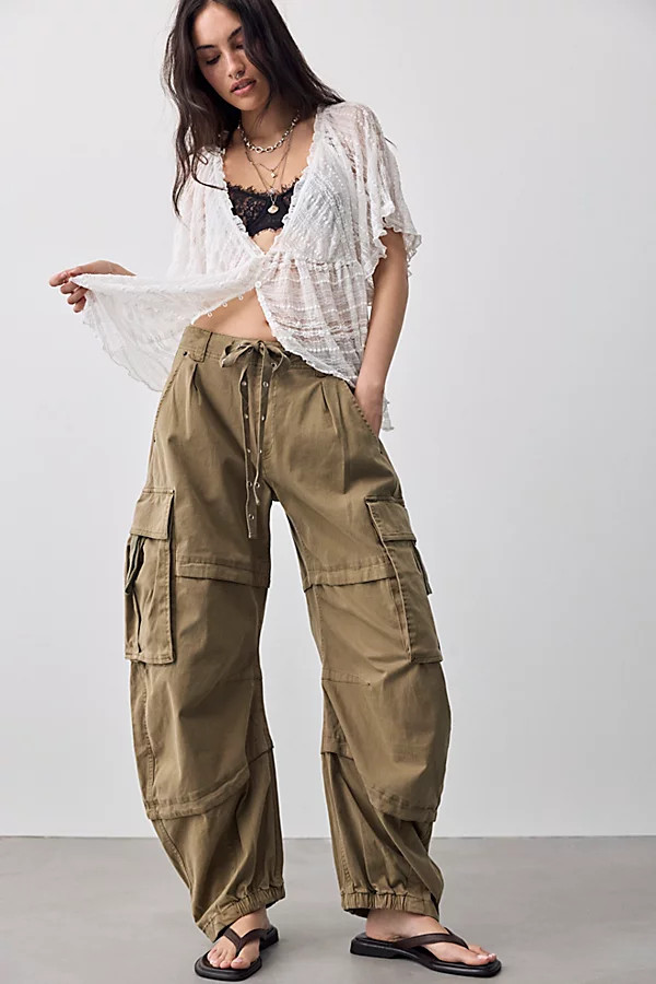 We The Free Reef Curved Twill Cargo Pants | Free People (Global - UK&FR Excluded)