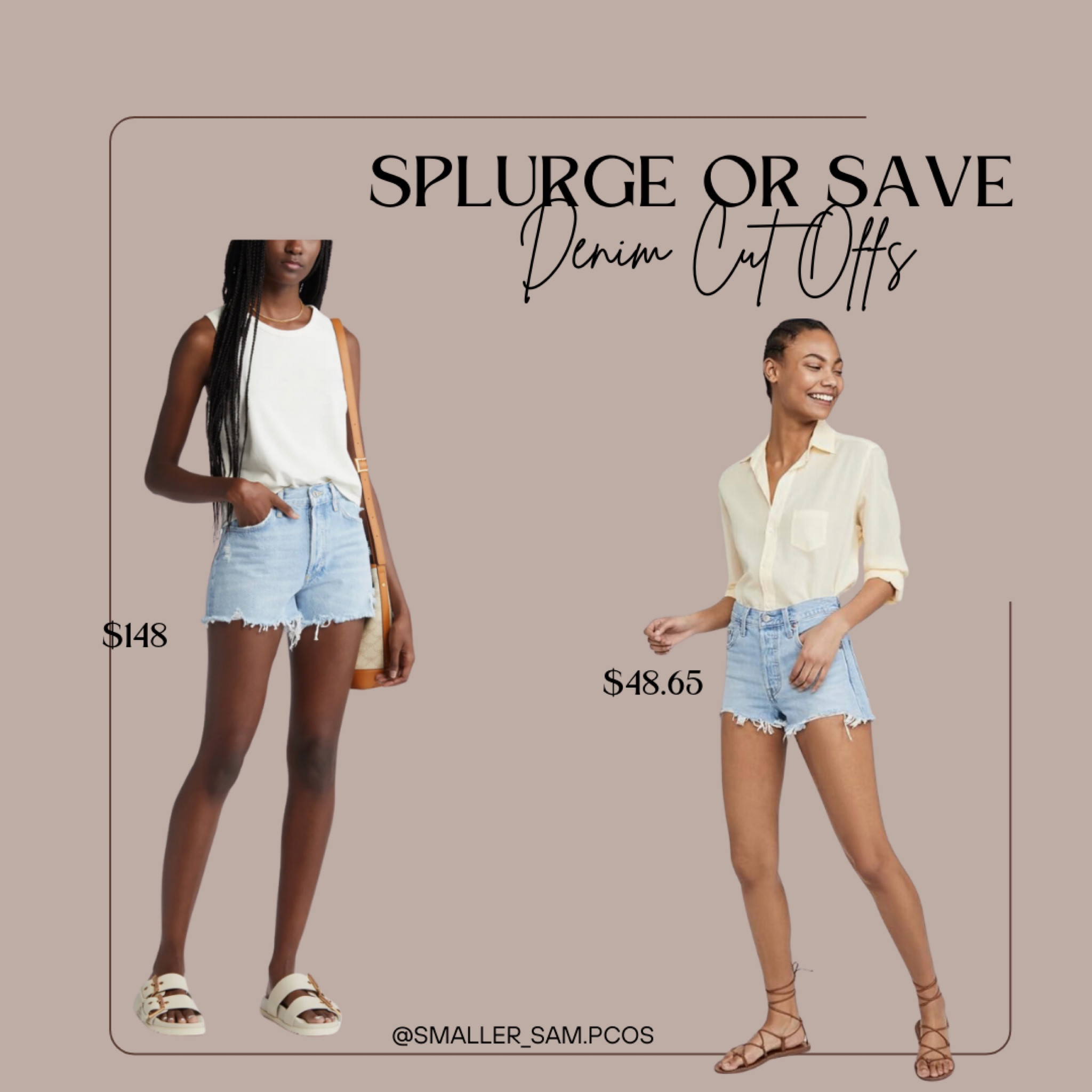 The perfect pair of cut offs doesn’t exis….. Two perfect pair!! 💙👯 Will you spluge or will you save??? 

#LTKSpring #LTKSaleAlert #LTKWatchNow