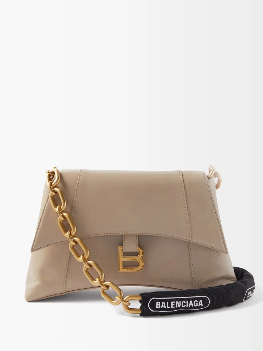 Downtown S chain-handle leather shoulder bag | Balenciaga | Matches (US)