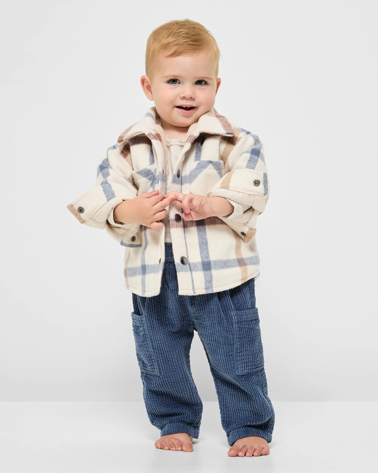 Baby Checked Sherpa Lined Shacket | Target AU